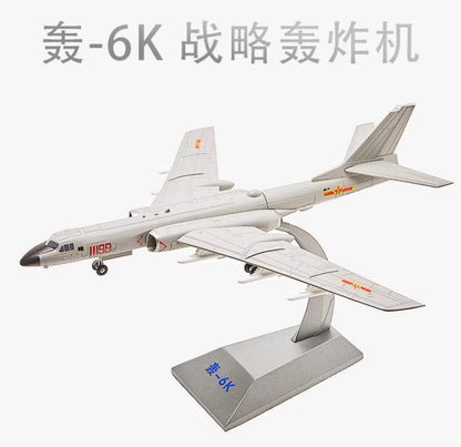 1:86 40CM H-6K Strategic Bomber Fighter Airplane Diecast Military Aircraft Model