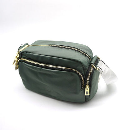 Nylon Medium Size Messenger Bag Fashion Shoulder Bag Purse Grey/Blue/Black/White