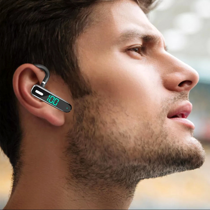 US Wireless Bluetooth Earpiece Headset Driving Trucker Earbuds Noise Cancelling