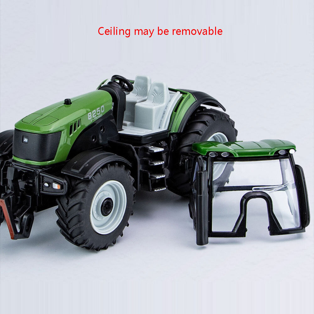 1:30 Farm Tractor Toy Diecast Farm Toys Vehicle with Sound for Kids Gifts Green