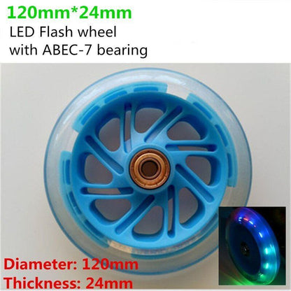 1pc 200/180/175/145/120/40/30/24mm Scooter Skating Wheel Tire PU Skateboard 12 V