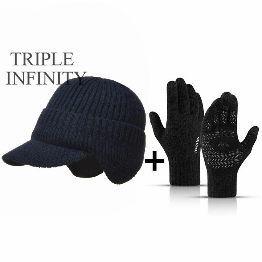 Winter Cap Baseball Outdoor Fishing Riding Thick Windproof Comfortable Soft Hat