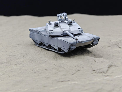 1/72/87 US New Generation Abrams-X Main Battle Tank Resin Model Kit 3D Printed