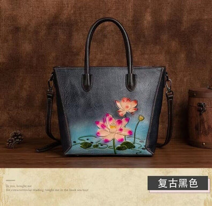 Brighton Fashionista Diva Glam Girls Slim Expandable Leather Shoulder Tote Bag