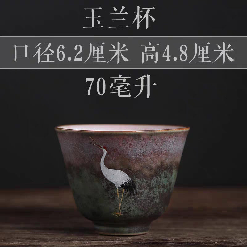 1pc Ceramic Cup Porcelain Personal Single Pottery Tea Cups Tea Set