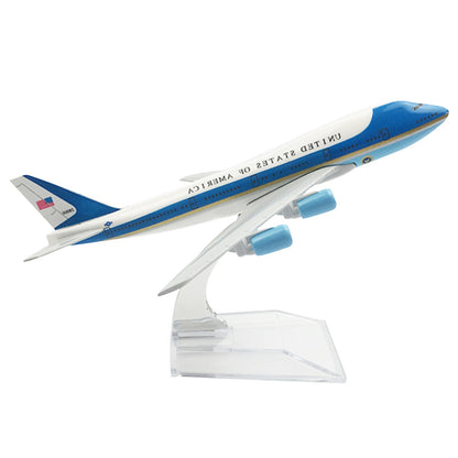 Air Force One 747 Special Plane Model 16cm Simulation Aircraft Aviation Model