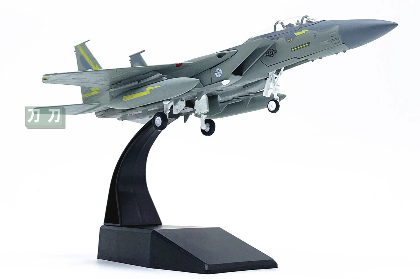1:100 20CM AMER USA F-15 Fighter Plane Airplane Diecast Military Aircraft Model