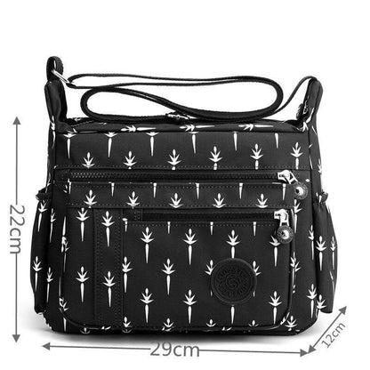 Handbag Luxury Nylon Shoulder Bag 29*12*22CM Polyester Handbag Tote Purse Blue