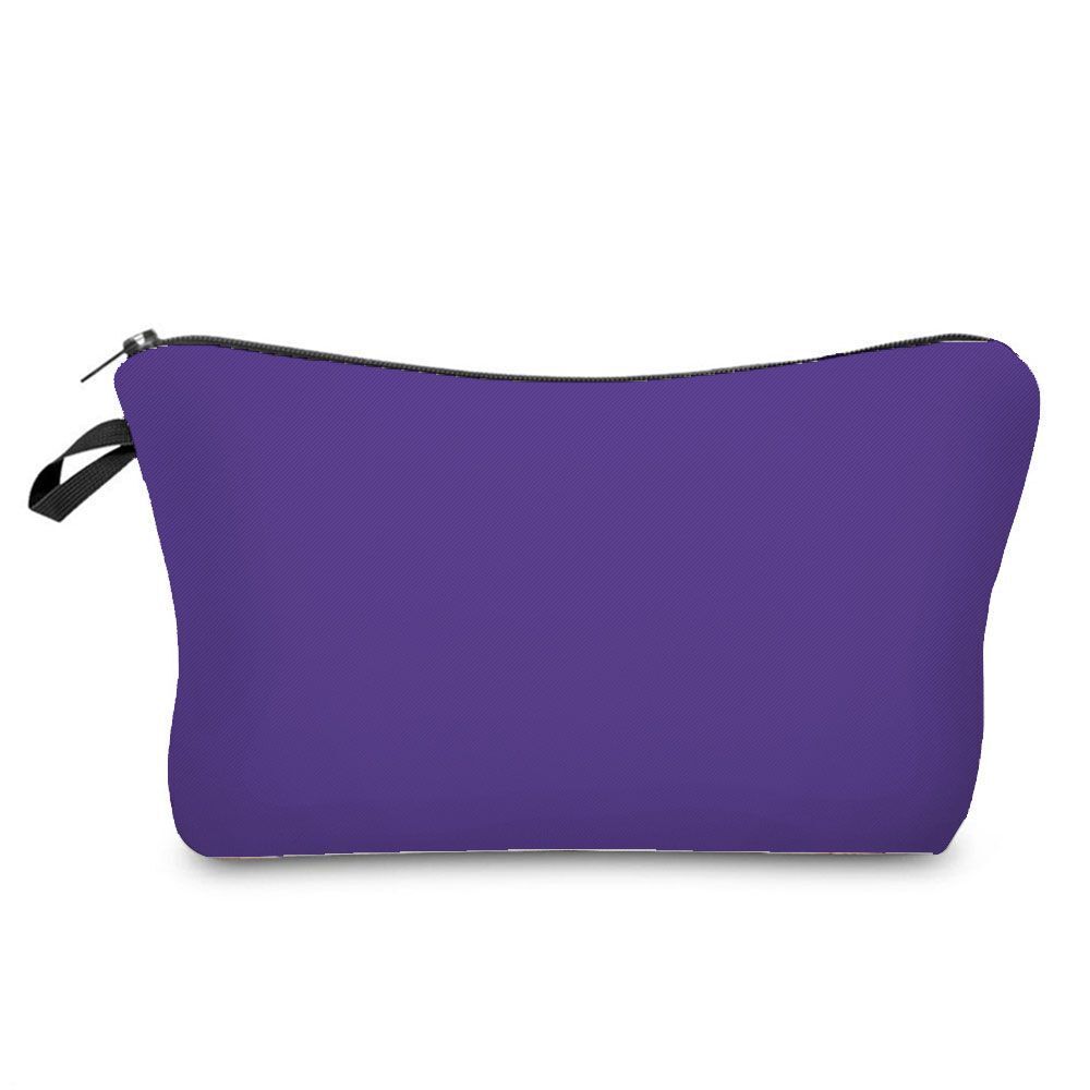 Heat Transfer Cosmetic Bags Toiletry Purse Waterproof Makeup Organizer Storage
