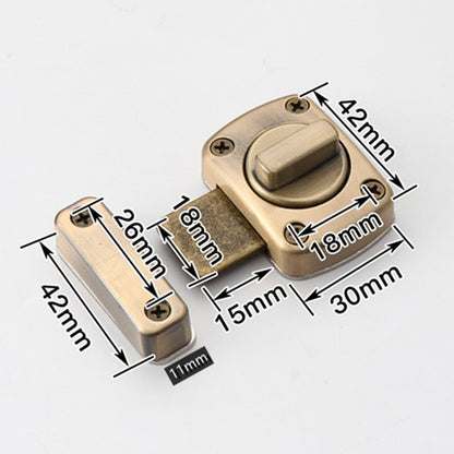 Zinc Alloy Door Lock Buckles Cast Metal Hook Right Angle Sliding Gate Lock Bolts