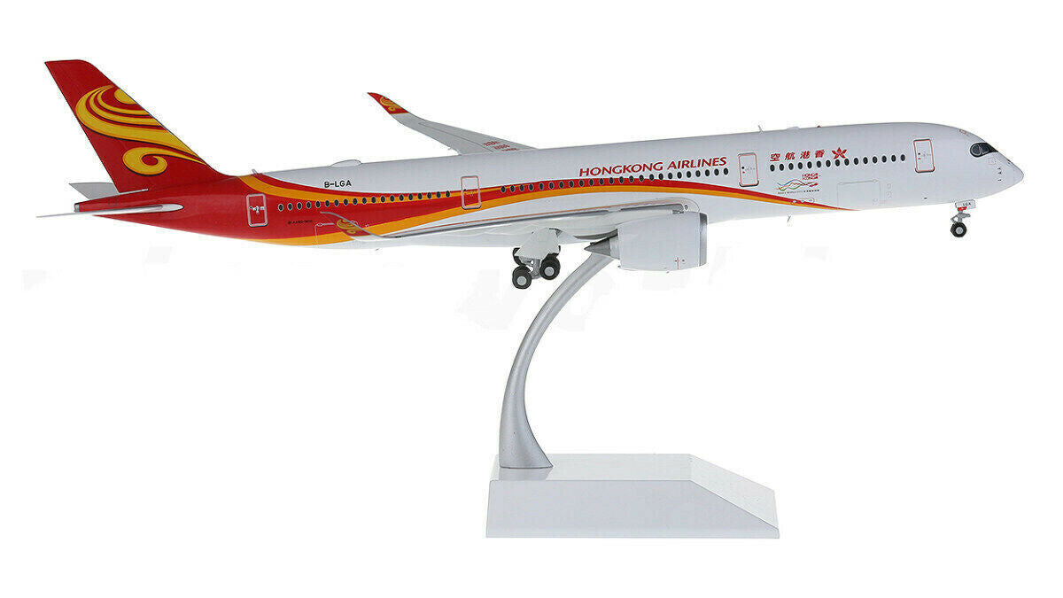 1:200 33CM JC Wings HONGKONG AIRLINES A350-900 Passenger Airplane Diecast Model