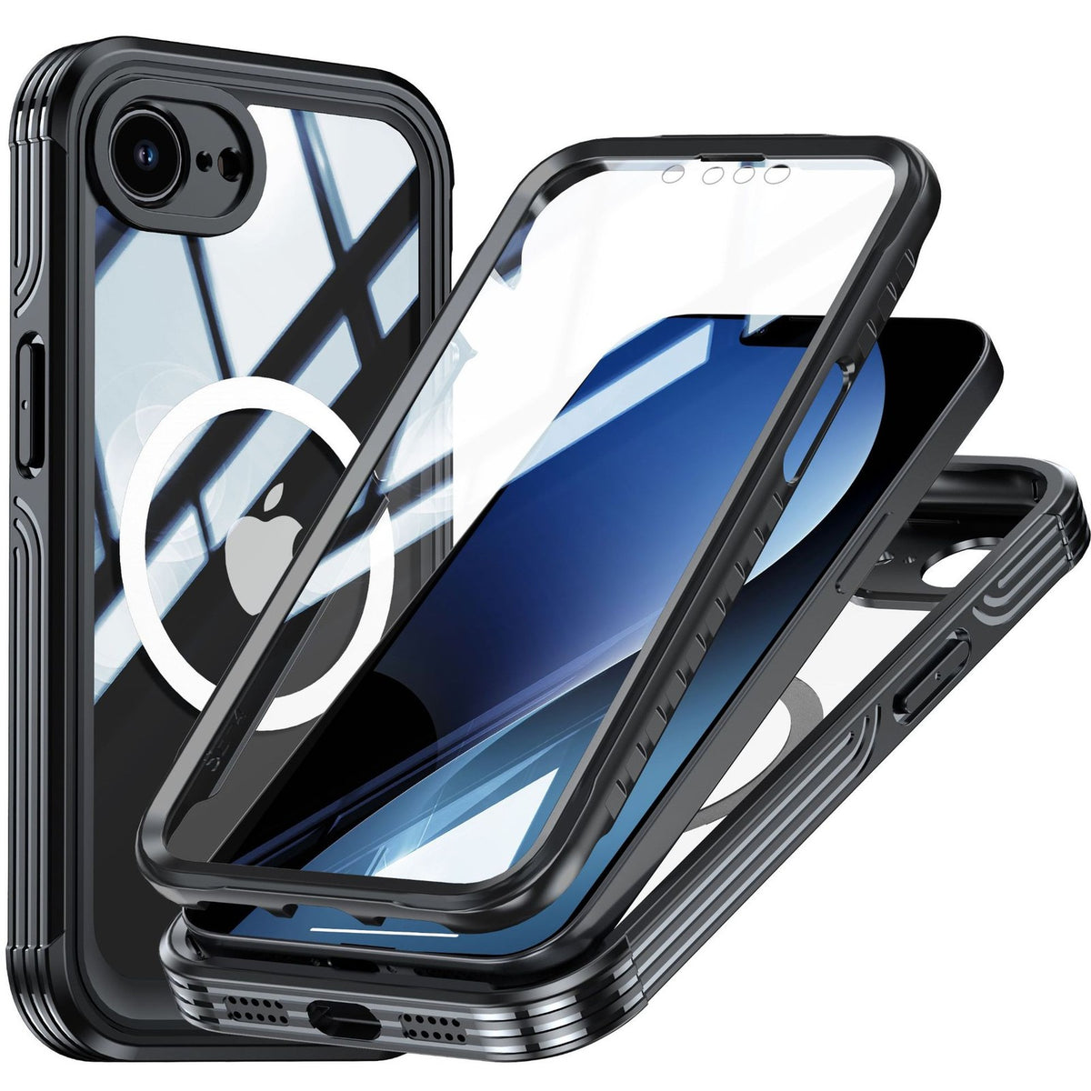 PC+9H Anti Drop Shockproof Dustproof Mobile Magnetic Phone case for IPhone16e