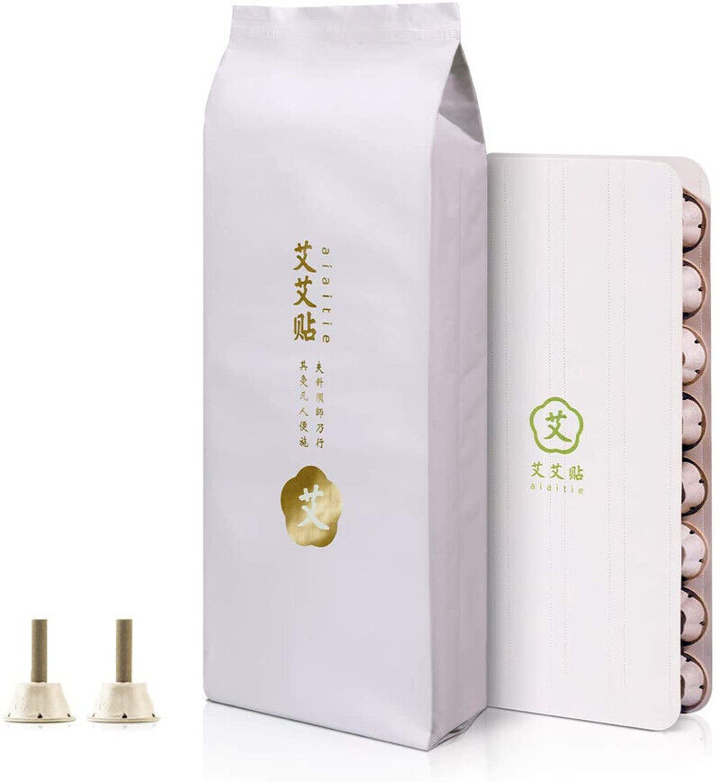64Pcs/Bag Traditional Moxa Stick Moxibustion Pure Wild Mugwort Acupuncture野生艾草艾灸