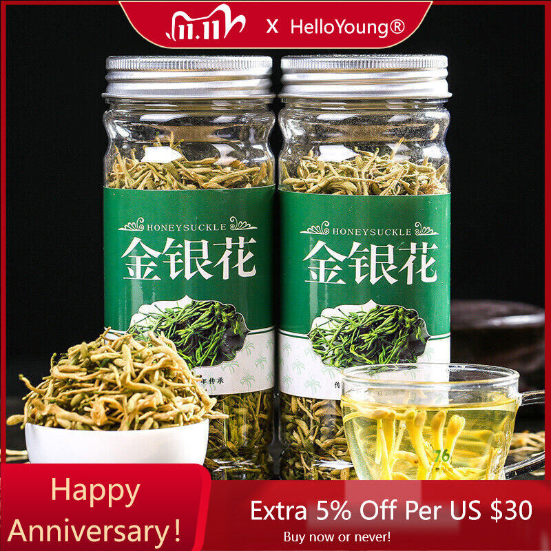 Jinyinhua Chinese Organic Flower Tea Natural Honeysuckle Healthy Herbal Tea40g-