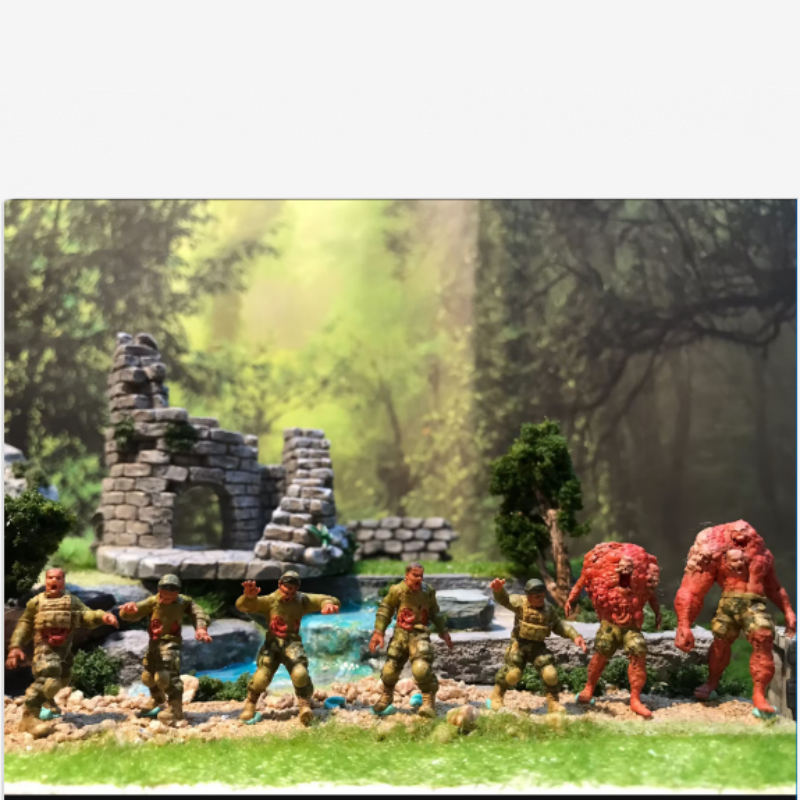 1/64 Scale Mini US Navy SEAL Team Mutant Soldier Action Figure Model Kids Toy