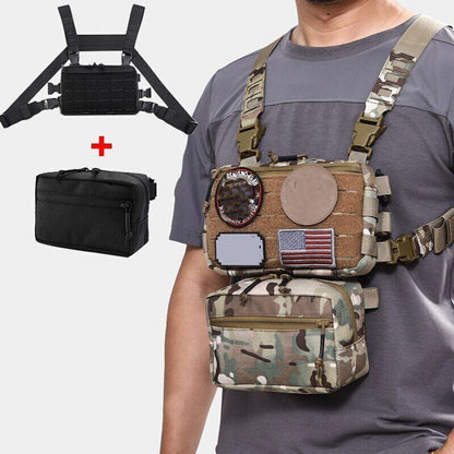 Outdoor Tactical Hunting Chest Bag Men Nylon Camping Daily Hiking Backpack