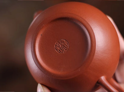 200cc chinese Yixing Handmade Zisha teapot Zhu Clay FangQing Hu Gongfu Tea Pot