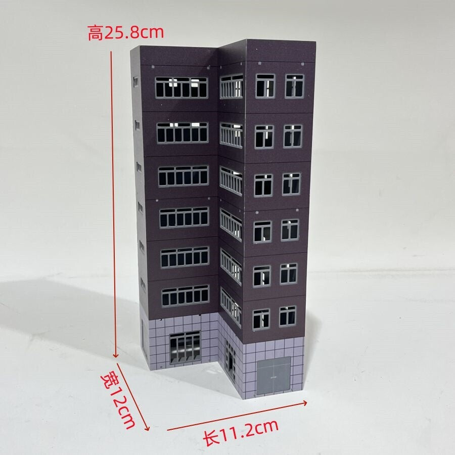 HO Scale 1/87 Building Model Railroad Layout Office House Scene Model