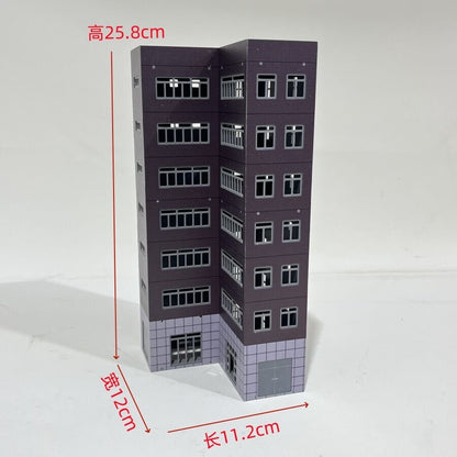 HO Scale 1/87 Building Model Railroad Layout Office House Scene Model
