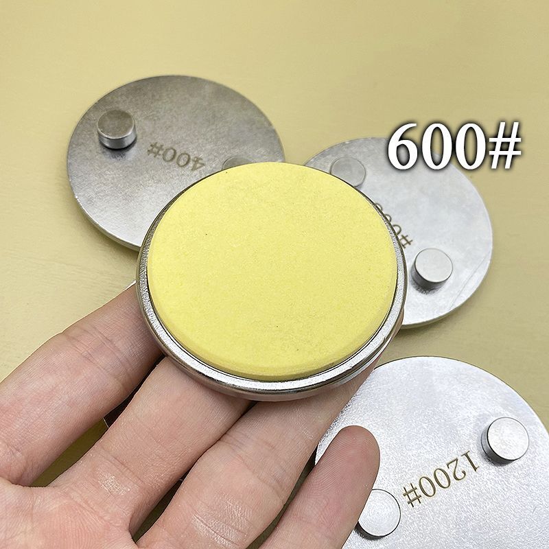 Magnetic Knife Holder Ceramic 240~1200 Grit Whetstone Sharpener Disc Accessories