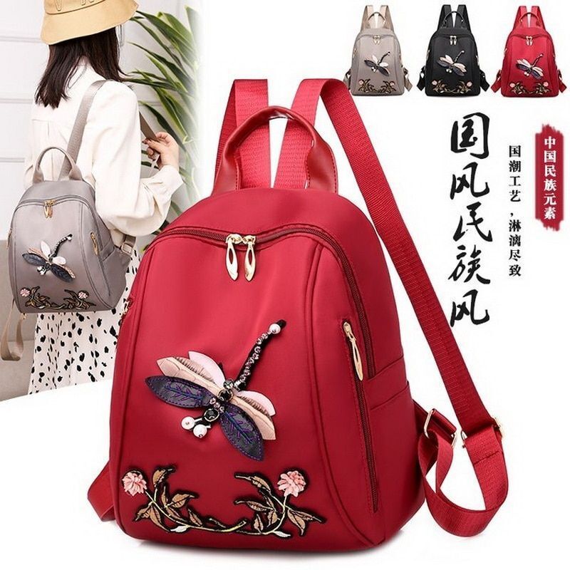 Summer Oxford Backpack High Quality Student School Bag Traveling Backpack 20-35L