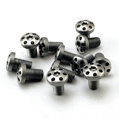 4* CNC 416 Stainless Steel Custom Screws with T8 Torx Keys For 1911 Grips Model