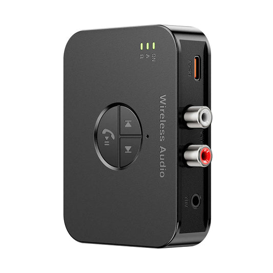 New Bluetooth 5.4 Receiver Wireless Audio Adapter RCA/AUX/Type-C/USB interface