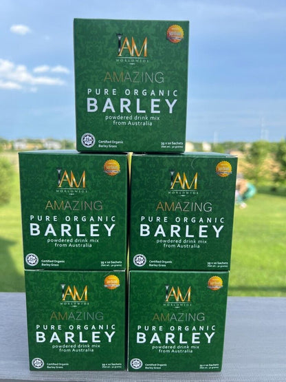 I Am Worldwide Amazing Pure Organic Barley For 1 Box Or 10 Sachet Free Shipping