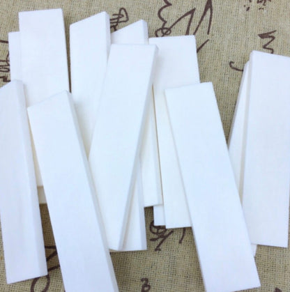 10pcs Various Sizes Natural Buffalo Bone Flat Blank Slice Description