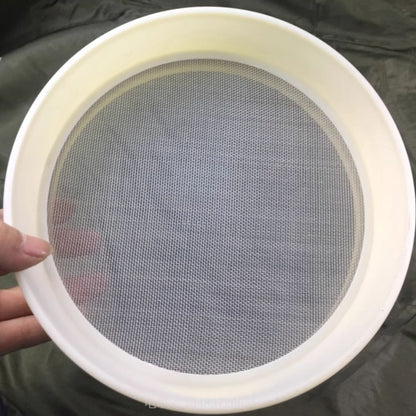 Strainer 4-500 Mesh Round Nylon Mesh Kitchen Food Flour Sieve Shaker Sifter 20cm