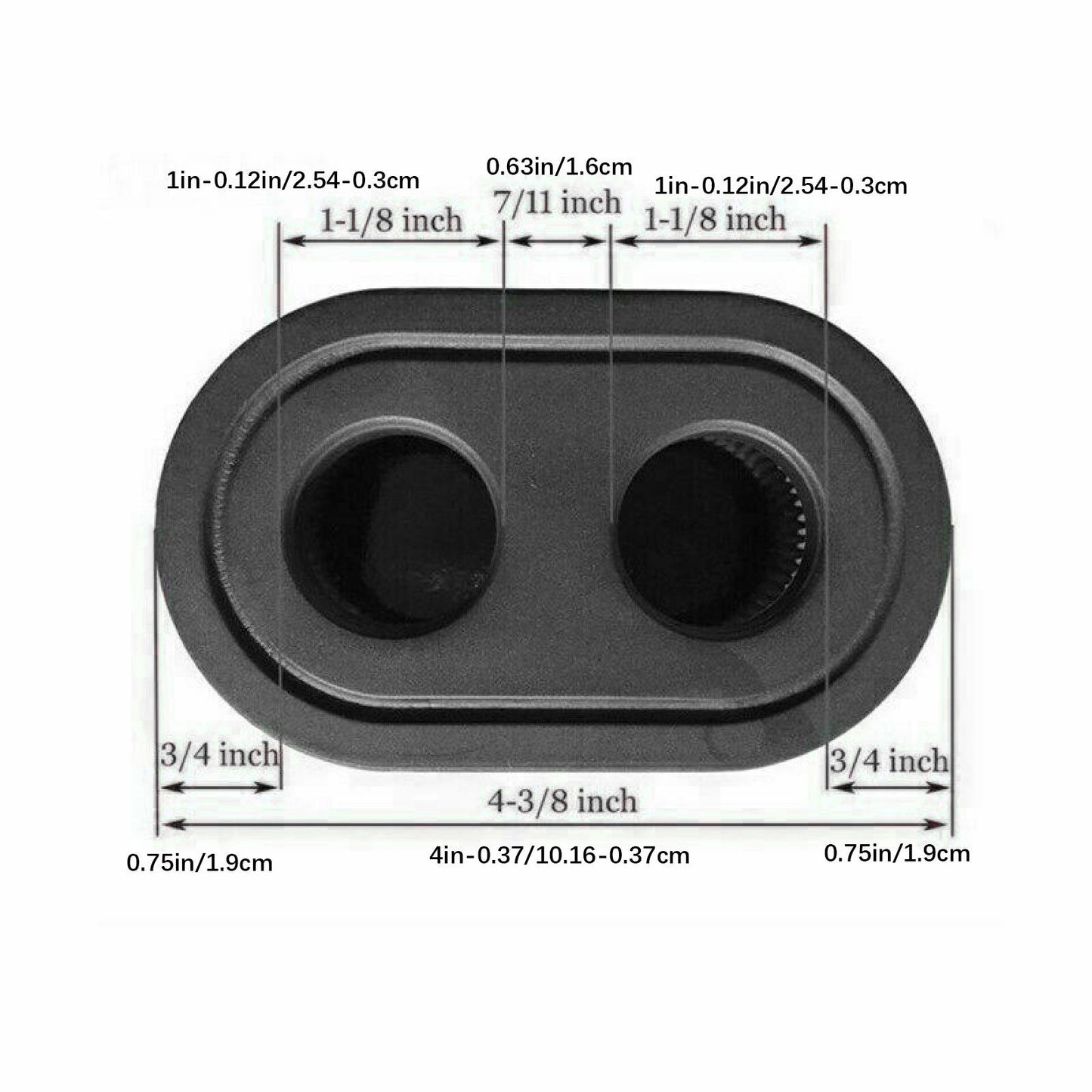 1x Lawn Mower Air Filter For Briggs & Stratton 500e 550e 625ex 675exi 725exi