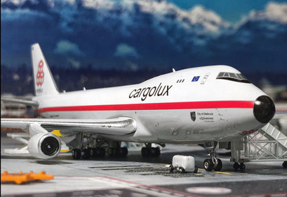 1:400 Phoenix Cargolux BOEING 747-400F Passenger Aircraft Diecast Airplane Model