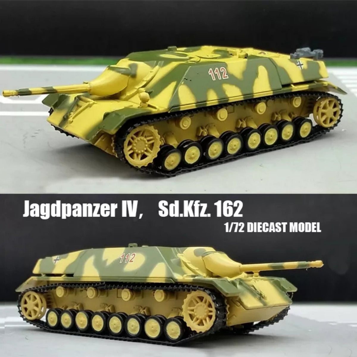 Alloy 1/72 WWII German Army Sd.Kfz.162/1 Jagdpanzer IV Tank Model Collection