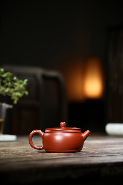 Collect Chinese Yixing Zisha Pottery Clovershrub Clay 180ML Mesh Teapot 井栏 5