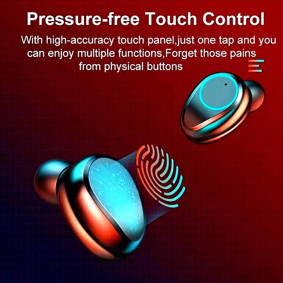 Bluetooth Earbuds for Smart Phone Cell Wireless Earphone Headset IPX7 Waterproof