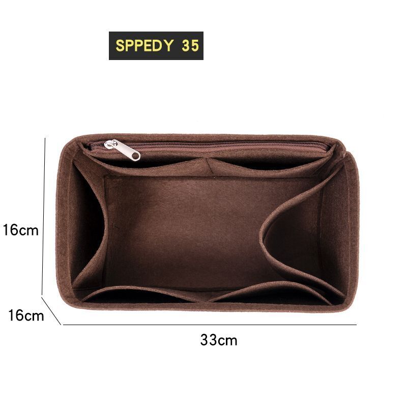 Felt Insert Bag Organizer Handbag Liner Pouch Cosmetics Makeup Bag 18*3*23CM 1PC