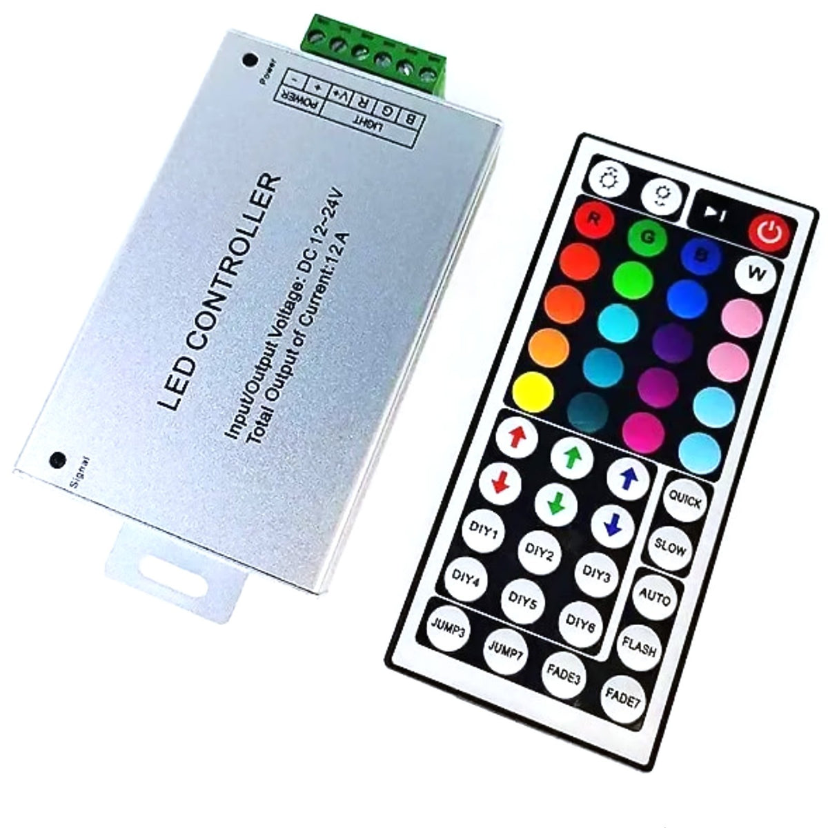 DC 2023 for SMD 5050 LED Strip 44 Key Infrared Remote Control RGB Controller