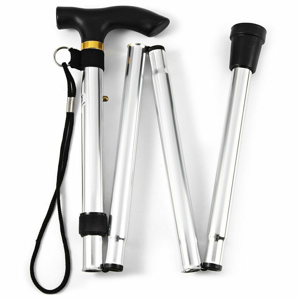 Nordic Walking Stick Telescopic Quick Lock Foldable Trekking Pole Hiking Cane