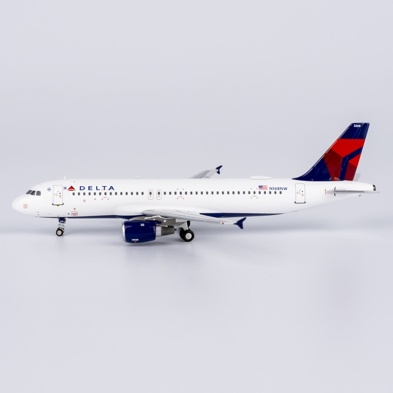 1:400 NGmodels Delta Air Lines Airbus A320 Passenger Airplane Diecast Model