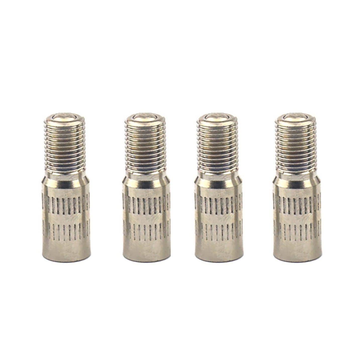 4PCS 25/39mm Chrome Tyre Wheel Valve Extension Caps Stem For Car Truck Van
