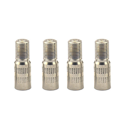 4PCS 25/39mm Chrome Tyre Wheel Valve Extension Caps Stem For Car Truck Van