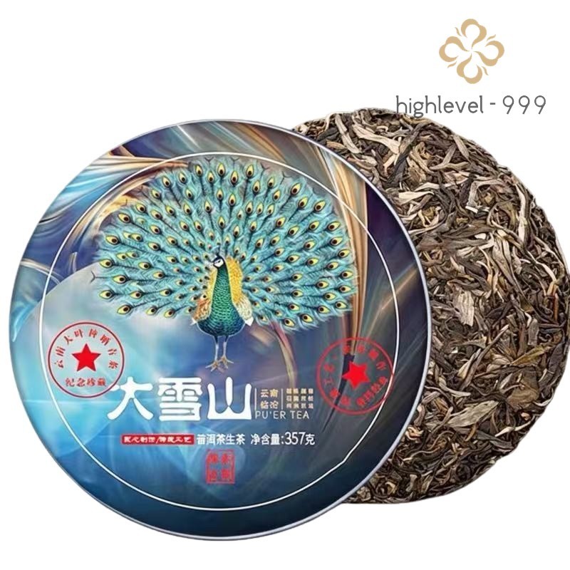 357g Raw Puer Tea Cake Daxueshan Lincang Yunnan Spring Ancient Tree Tea