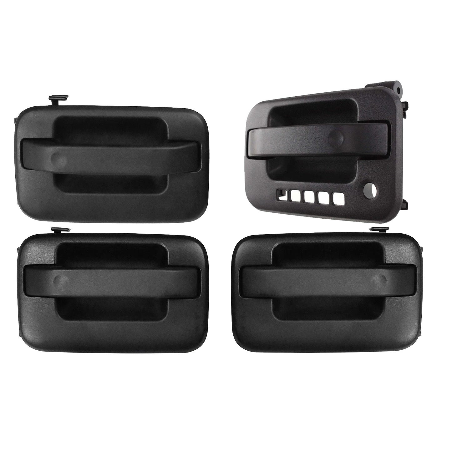 Set Of 4 Left And Right, Front, Rear Exterior Door Handle 2004-2014 For Ford