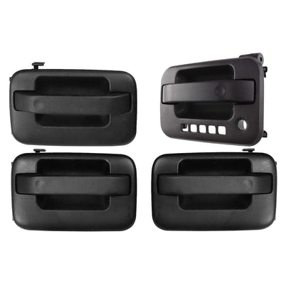 Set Of 4 Left And Right, Front, Rear Exterior Door Handle 2004-2014 For Ford