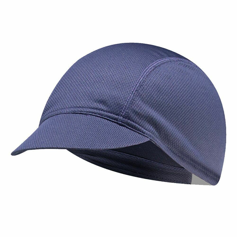 Cycling Cap Solid Color Protection Running Sports Hat Mesh Outdoor Riding Biking
