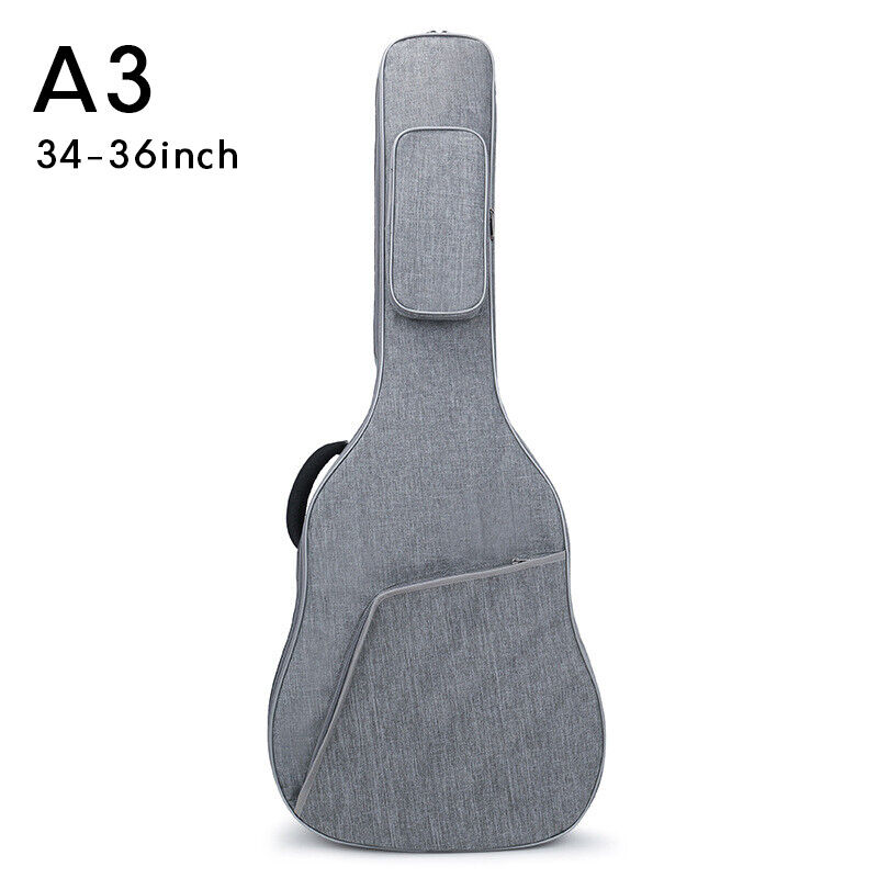 Thickened Guitar Gig Bag Double Shoulder Straps Padded Soft Case Backpack NEW