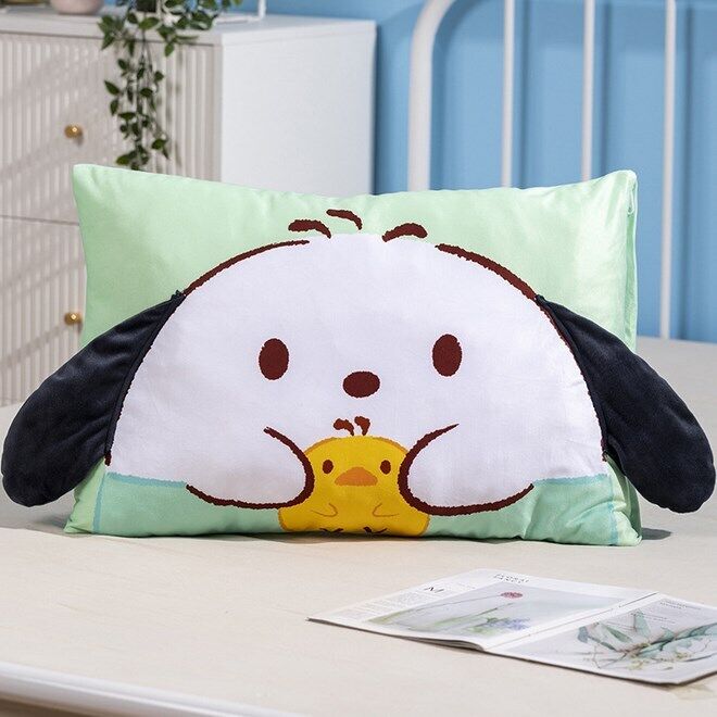 Kuromi My Melody Cinnamoroll Hello Kitty Bed Pillow Case Cover Soft Pillowcase