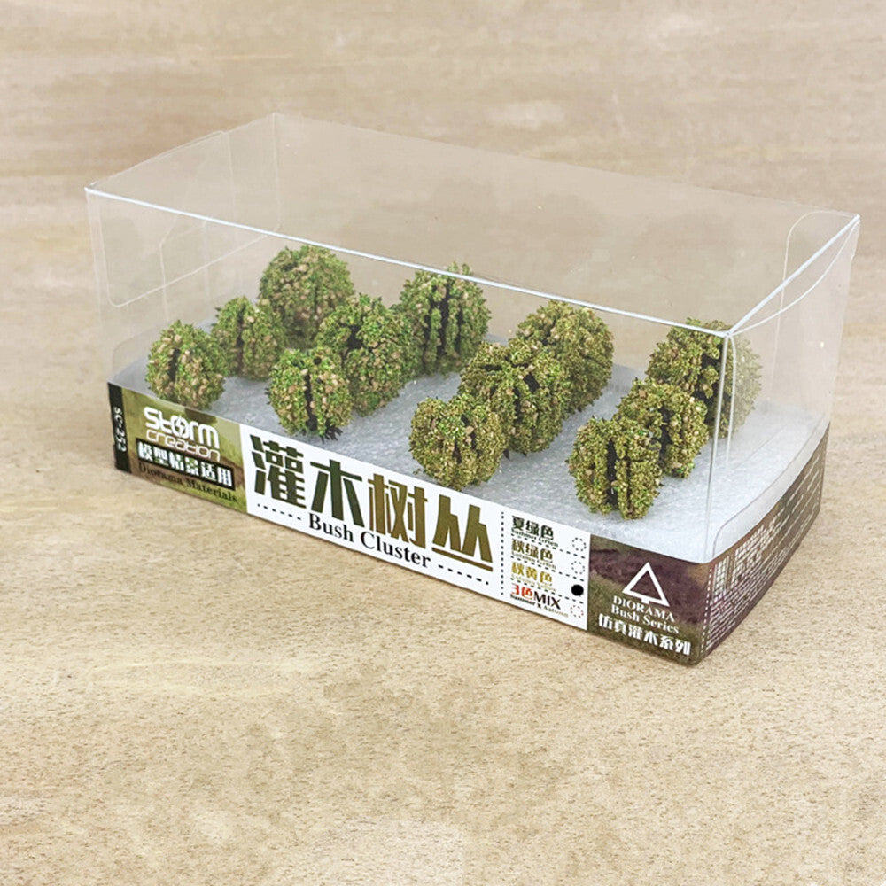 12Pack Architecture Trees Model Miniature for 1:35/1:48/1:72/1:87 Scenery Scale