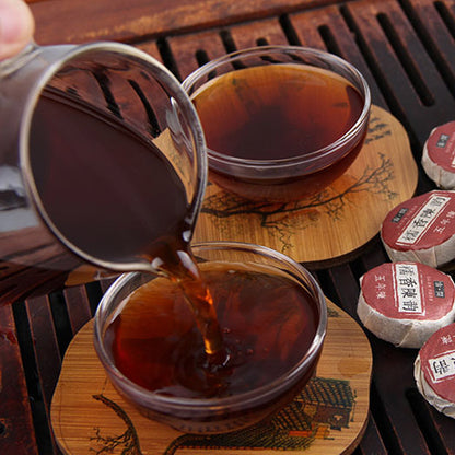 Old Ripe Pu er Tuo Tea Glutinous Rice Fragrant Puer Tea Pu-erh Tea Fermented Tea