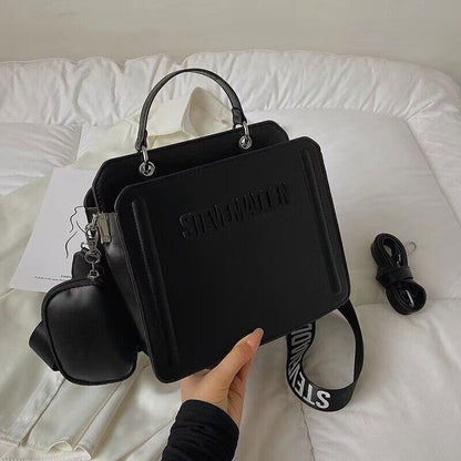 Fashion Square Bag Women's High-Quality Shoulder Handbag Crossbody Messenger Bag